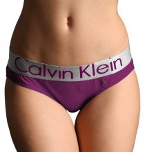 Slip Calvin Klein Mujer Steel Blateado Violeta