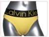 Calvin Klein Mujer Tanga Negro Amarillo