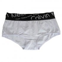 Boxer Calvin Klein Mujer Steel Italico Negro Blanco