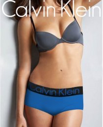 Boxer Calvin Klein Mujer Steel Negro Azul
