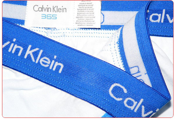Boxer Calvin Klein Hombre 365 Azul Blanco - Haga un click en la imagen para cerrar