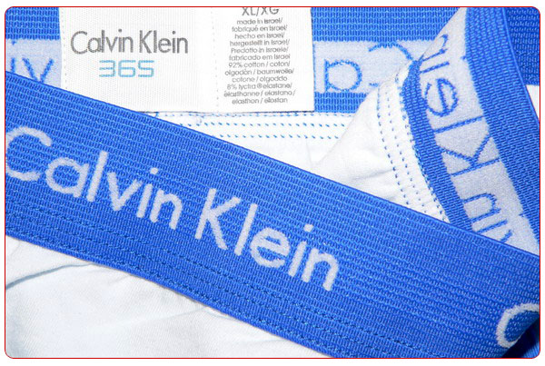 Slips Calvin Klein Hombre 365 Azul Blanco - Haga un click en la imagen para cerrar