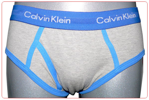 Slips Calvin Klein Hombre 365 Azul Gris - Haga un click en la imagen para cerrar