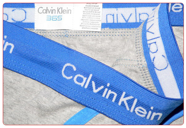 Slips Calvin Klein Hombre 365 Azul Gris - Haga un click en la imagen para cerrar