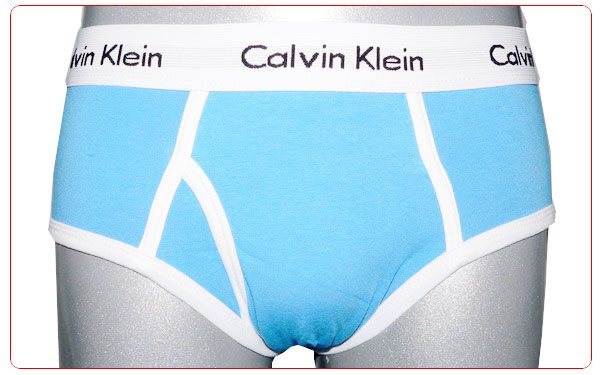 Slips Calvin Klein Hombre 365 Blanco Azul - Haga un click en la imagen para cerrar
