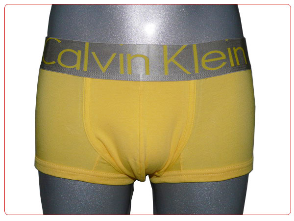 Boxer Calvin Klein Hombre Steel Blateado Amarillo - Haga un click en la imagen para cerrar