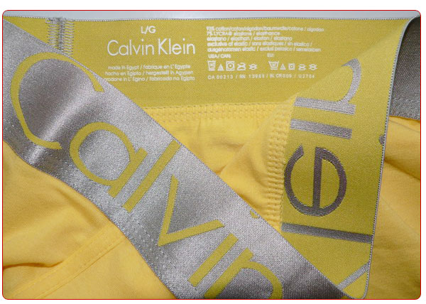 Boxer Calvin Klein Hombre Steel Blateado Amarillo - Haga un click en la imagen para cerrar