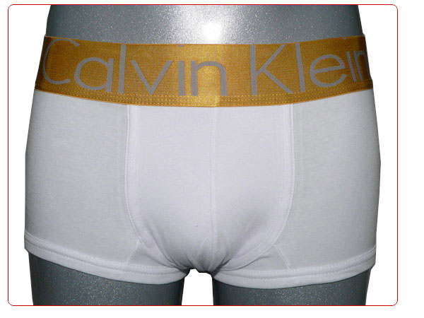 Boxer Calvin Klein Hombre Steel Dolado Blanco - Haga un click en la imagen para cerrar