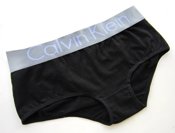 Boxer Calvin Klein Mujer Steel Blateado Blanco Negro - Haga un click en la imagen para cerrar