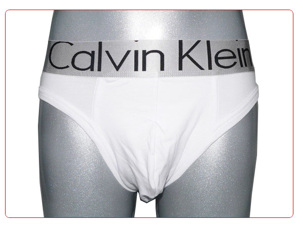 Slip Calvin Klein Hombre Steel Blateado Negro - Haga un click en la imagen para cerrar