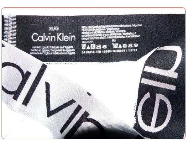 Slip Calvin Klein Hombre Steel Blateado Negro Blanco - Haga un click en la imagen para cerrar