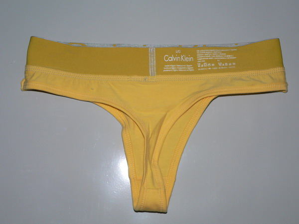 Calvin Klein Mujer Tanga Blateado Amarillo - Haga un click en la imagen para cerrar