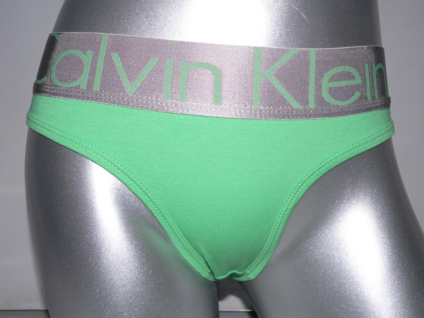 Calvin Klein Mujer Tanga Blateado Verde - Haga un click en la imagen para cerrar