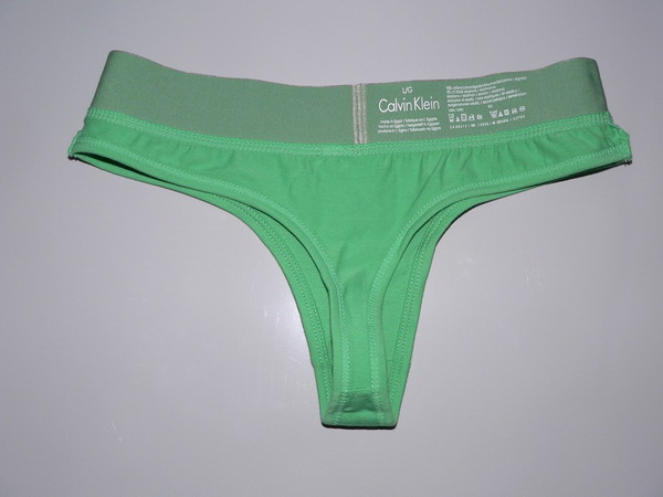 Calvin Klein Mujer Tanga Blateado Verde - Haga un click en la imagen para cerrar