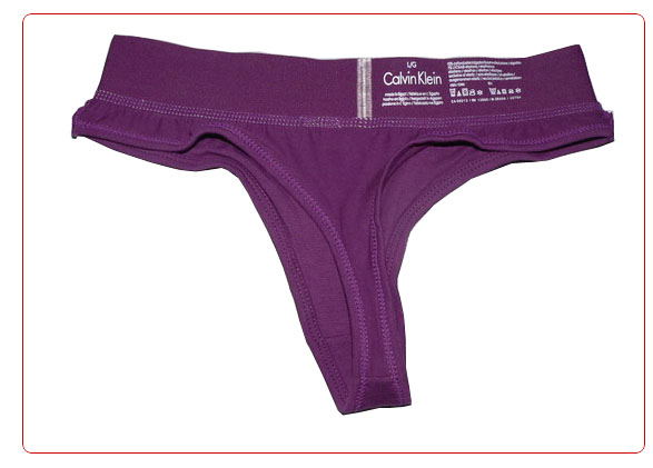 Calvin Klein Mujer Tanga Blateado Violeta - Haga un click en la imagen para cerrar