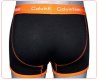 Boxer Calvin Klein Hombre 365 Naranja Negro