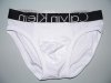 Slip Calvin Klein Hombre Steel Blateado Negro