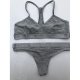 Conjunto Sujetador y Slip Calvin Klein Mujer Gris