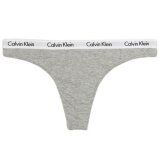 Calvin Klein Mujer Tanga Blanco Gris