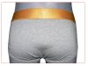 Slip Calvin Klein Hombre Steel Dolado Gris