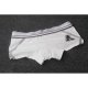 Boxer Aussiebum Hombre Blanco y Plata