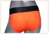 Slip Calvin Klein Mujer Steel Negro Naranja