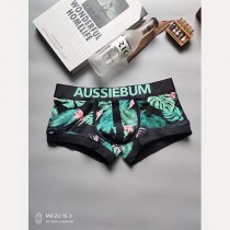 Boxer Aussiebum Hombre Colorful Negro Verde