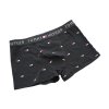 Boxer Tommy Hombre Estampado Geometrico Negro