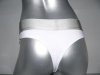 Calvin Klein Mujer Tanga Blateado Blanco