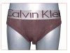 Slip Calvin Klein Hombre Steel Blateado Marron