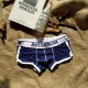 Boxer Aussiebum Hombre Apagado Azul Blanco  Boxer Aussiebum Hombre Apagado Azul Blanco