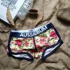 Boxer Aussiebum Hombre Colorful Negro Amarillo