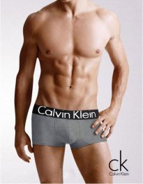 Boxer Calvin Klein Hombre Steel Negro Gris