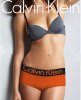 Boxer Calvin Klein Mujer Steel Negro Naranja