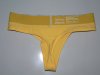 Calvin Klein Mujer Tanga Blateado Amarillo