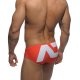 Slip Natacion Addicted Hombre Naranja Blanco