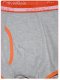 Boxer Calvin Klein Hombre 365 Naranja Gris