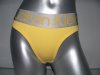 Calvin Klein Mujer Tanga Blateado Amarillo