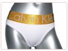 Calvin Klein Mujer Tanga Dolado Blanco