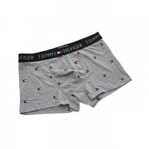 Boxer Tommy Hombre Estampado Geometrico Gris