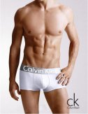 Boxer Calvin Klein Hombre Steel Blateado Blanco