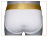 Slip Calvin Klein Hombre Steel Dolado Blanco