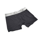 Boxer Calvin Klein Hombre Steel Blateado Negro3