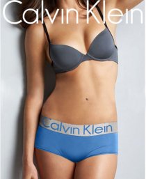 Boxer Calvin Klein Mujer Steel Blateado Azul