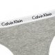 Calvin Klein Mujer Tanga Blanco Gris