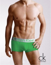 Boxer Calvin Klein Hombre Steel Blateado Verde