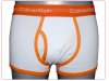 Boxer Calvin Klein Hombre 365 Naranja Blanco