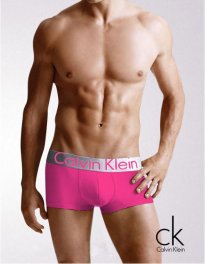 Boxer Calvin Klein Hombre Steel Blateado Rosa