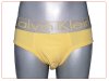 Slip Calvin Klein Hombre Steel Blateado Amarillo