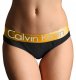 Slip Calvin Klein Mujer Steel Dolado Negro